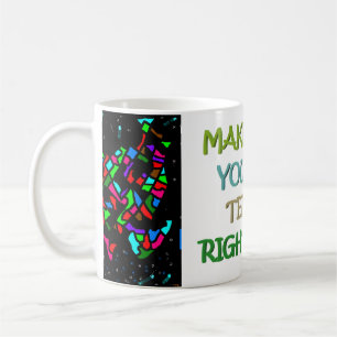 Taza De Café El tiempo y los términos y ser fuertes animan a la