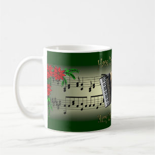 Taza De Café El ~ tiene usted mismo del acordeón Felices