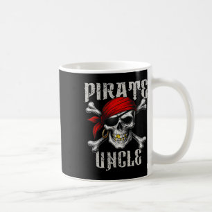 Taza De Café El Tío Pirata Jolly Roger Bandera Y Los Cazones De