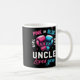 Taza De Café El Tío Rosa O Azul Te Ama El Boxeo Revelador De Gé