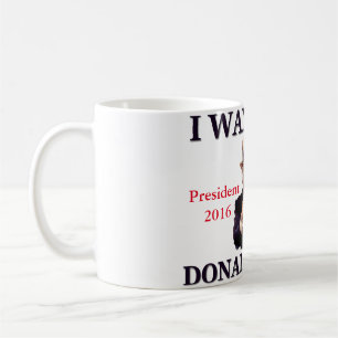 Taza De Café El tío Sam I le quiere Donald Trump 2016