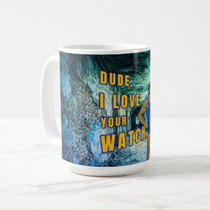 Taza De Café El tipo de SlipperyJoe ama tu reloj arte LGBTQIA