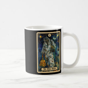 Taza De Café El tonto Werewolf (el tonto) tarot de Halloween
