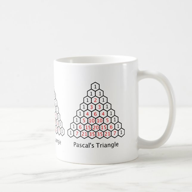 Taza De Café El trapo triangular de Pascal (Derecha)