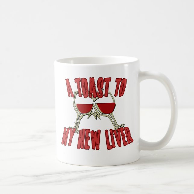 Taza De Café El trasplante del hígado consigue los regalos bien (Derecha)
