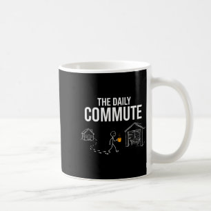 Taza De Café El trayecto diario divertido carpintero ebanista h