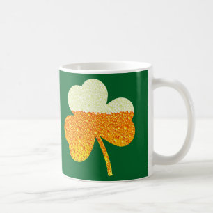 Taza De Café el trébol de cerveza de los patrics