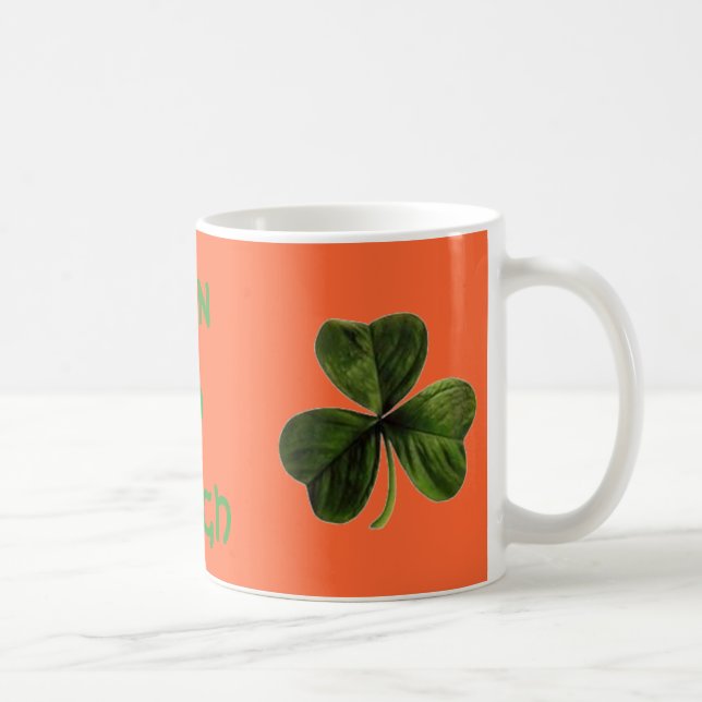 Taza De Café el trébol, homehat, Erin va Bragh (Derecha)