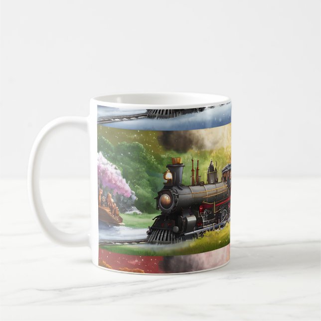 Taza De Café El tren de las estaciones (Izquierda)