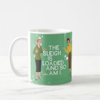 Taza De Café El trineo está cargado y yo también.