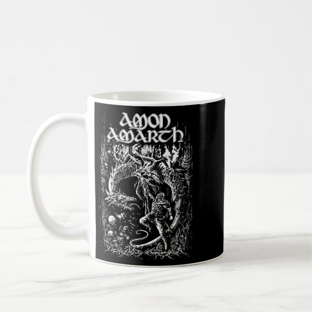 Taza De Café El trueno del regalo de Amon Amarth para fans y am (Izquierda)