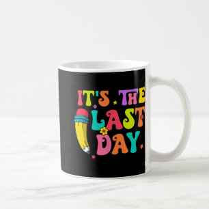 Taza De Café El Último Día De La Escuela Saluda A Los Niños Mae