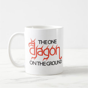TAZA DE CAFÉ EL UN DRAGÓN EN LA TIERRA