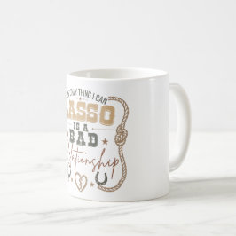 Taza De Café El único diseño divertido del oeste que puedo enla