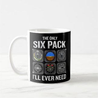 Taza De Café El Único Paquete De Seis Que Necesitaré Aviador Pi