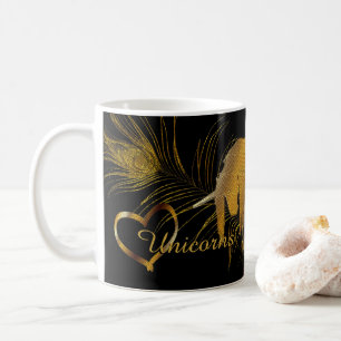 Taza De Café El unicornio dorado