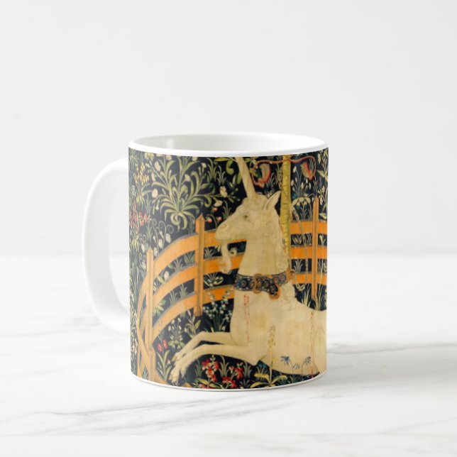 Taza De Café El unicornio en cautiverio (Anverso izquierdo)