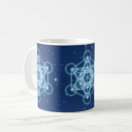 Taza De Café El universo del cubo de Metatron