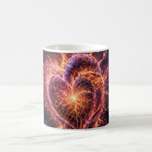 Taza De Café El Universo está Vivo — Corazón Cósmico Nebulosa N