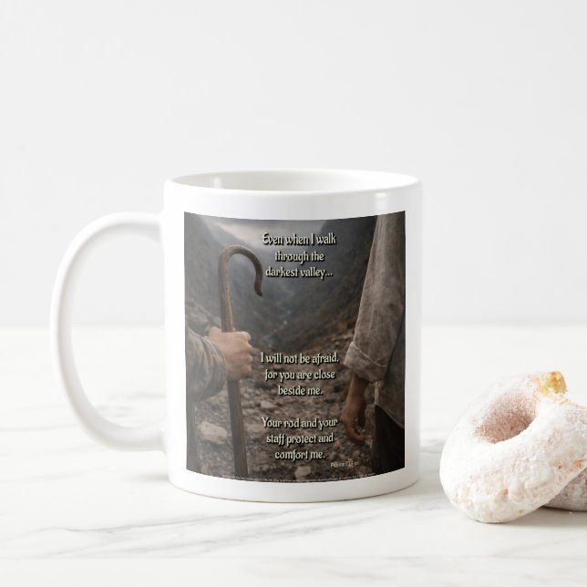 Taza De Café El valle más oscuro (Con donut)