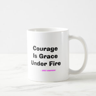 Taza De Café El valor es tolerancia bajo fuego