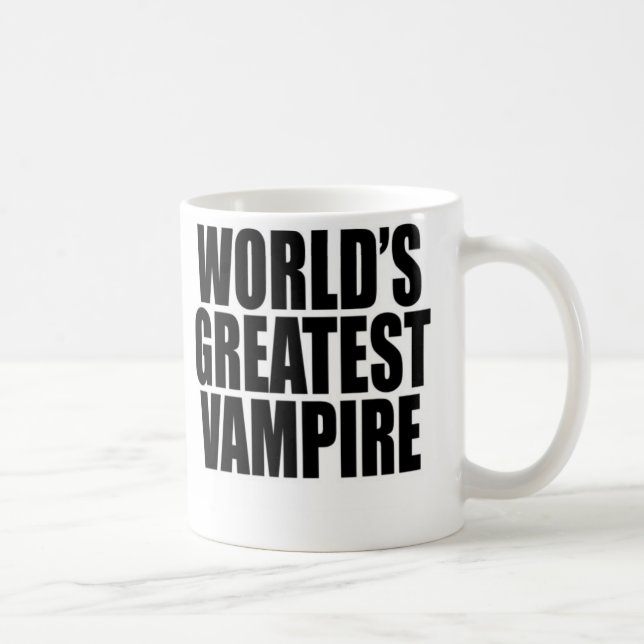 Taza De Café El vampiro más grande del mundo (Derecha)