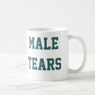 Taza De Café El varón rasga la turquesa irónica de Misandry