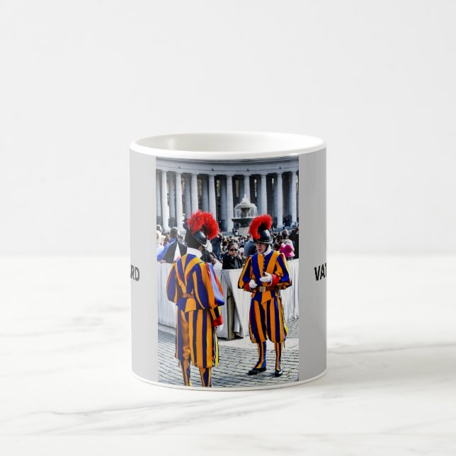 Taza De Café El Vaticano de la Guardia Suiza (Centro)