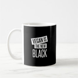 Taza De Café el vegano es el nuevo negro
