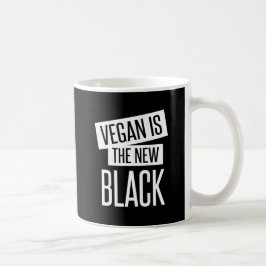 Taza De Café el vegano es el nuevo negro