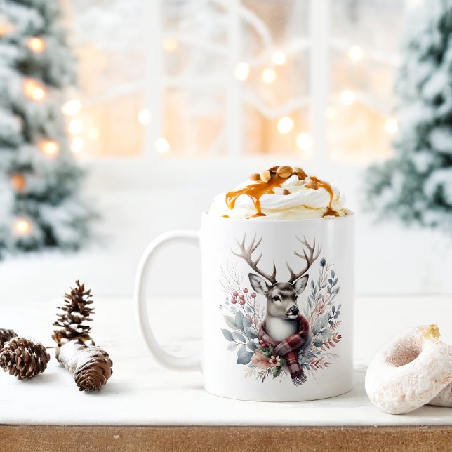Taza De Café El venado blanco con cola de invierno: (Subido por el creador)