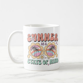 Taza De Café El Verano Es Un Estado De Mente