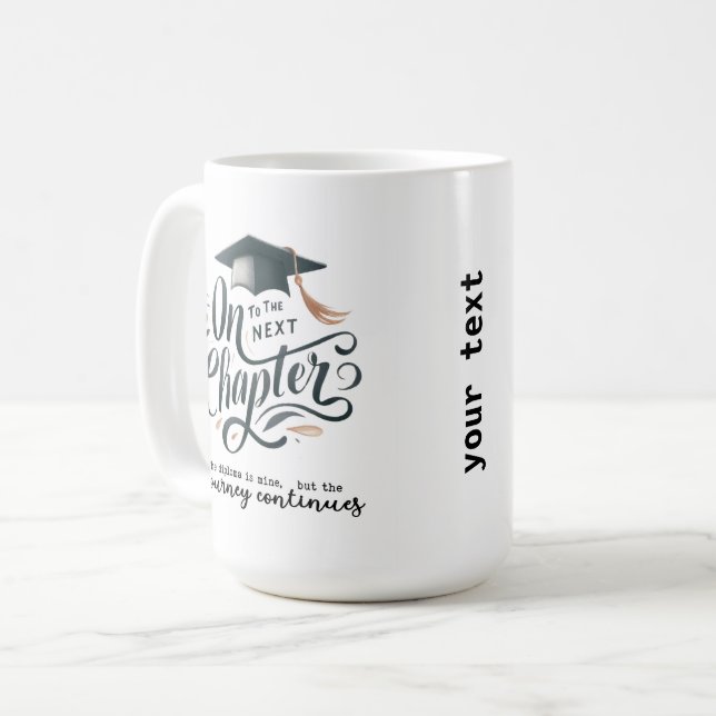 Taza De Café El viaje continúa (Anverso izquierdo)