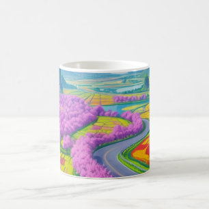Taza De Café "El viaje de la naturaleza - Paisaje de sueño"