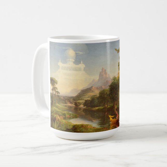 Taza De Café El viaje de la vida: la juventud - de Cole (Anverso izquierdo)