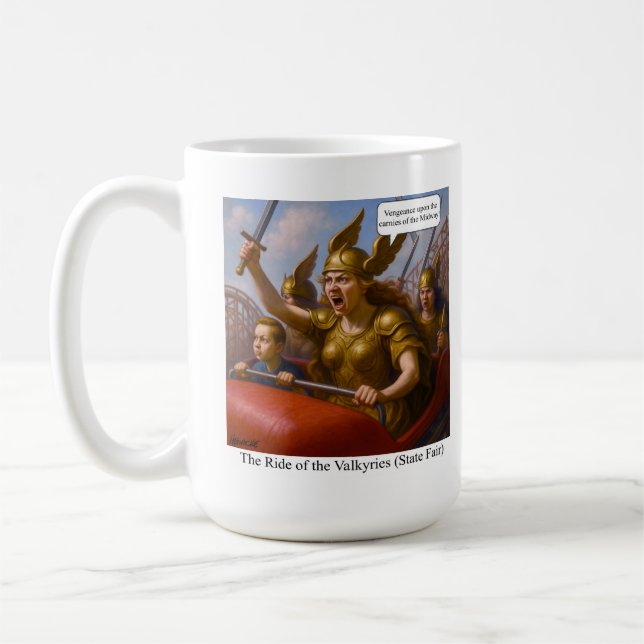 Taza De Café El viaje de los Valkyries (Feria Estatal) (Izquierda)