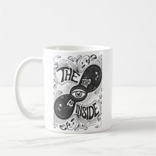 Taza De Café El Viaje Está Dentro - Psicodélica Tercer Visión
