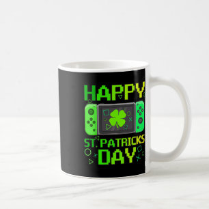 Taza De Café El videojuego del Día de San Patricio Gamer Shamro