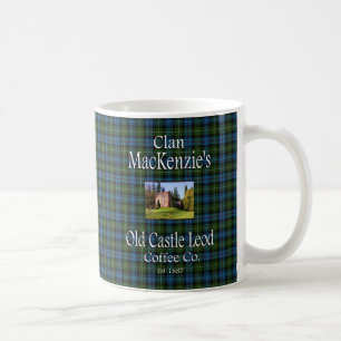 Taza De Café El viejo Castillo de Clan MacKenzie Leod Coffee Co