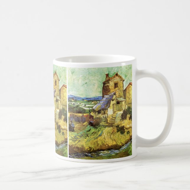 Taza De Café El viejo molino de Vincent van Gogh (Derecha)