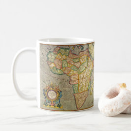 Taza De Café El viejo mundo antiguo Gerardus Mapa de Mercadores