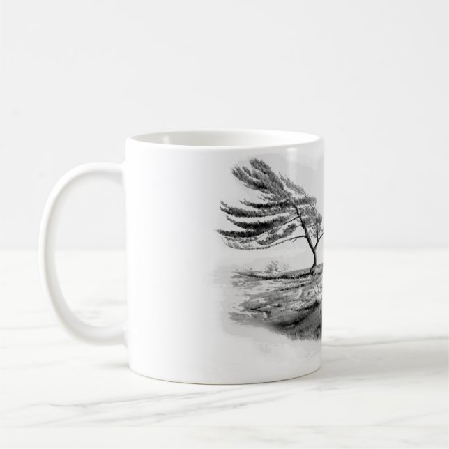 Taza De Café El viento barrió la bahía Pino-Georgiana (Izquierda)