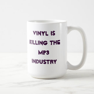 Taza De Café El vinilo está matando a la industria MP3