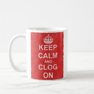 Taza De Café El vintage guarda calma y estorba encendido