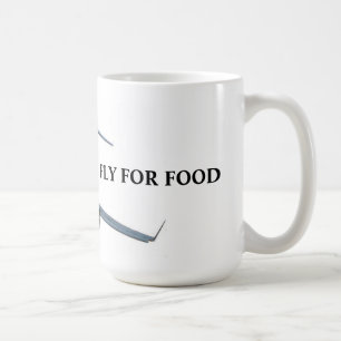 Taza De Café El volar para la comida