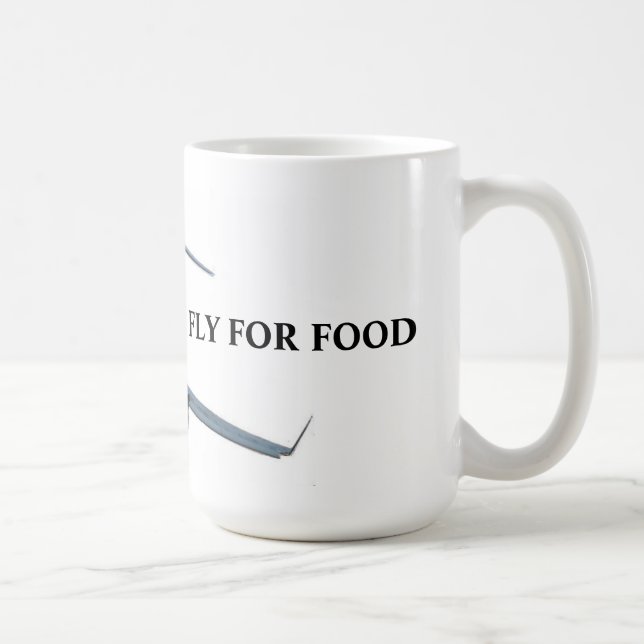 Taza De Café El volar para la comida (Derecha)