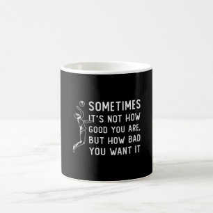 Taza De Café El voleibol no es tan bueno como un jugador