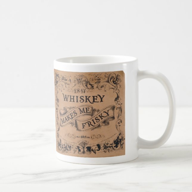 Taza De Café El whisky me hace juguetón (Derecha)