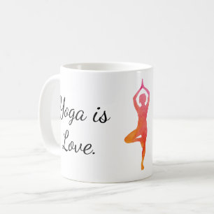 Taza De Café El Yoga Es La Vida 2 Mug