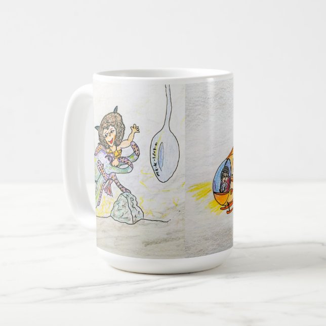 Taza De Café El zambullirse (Anverso izquierdo)